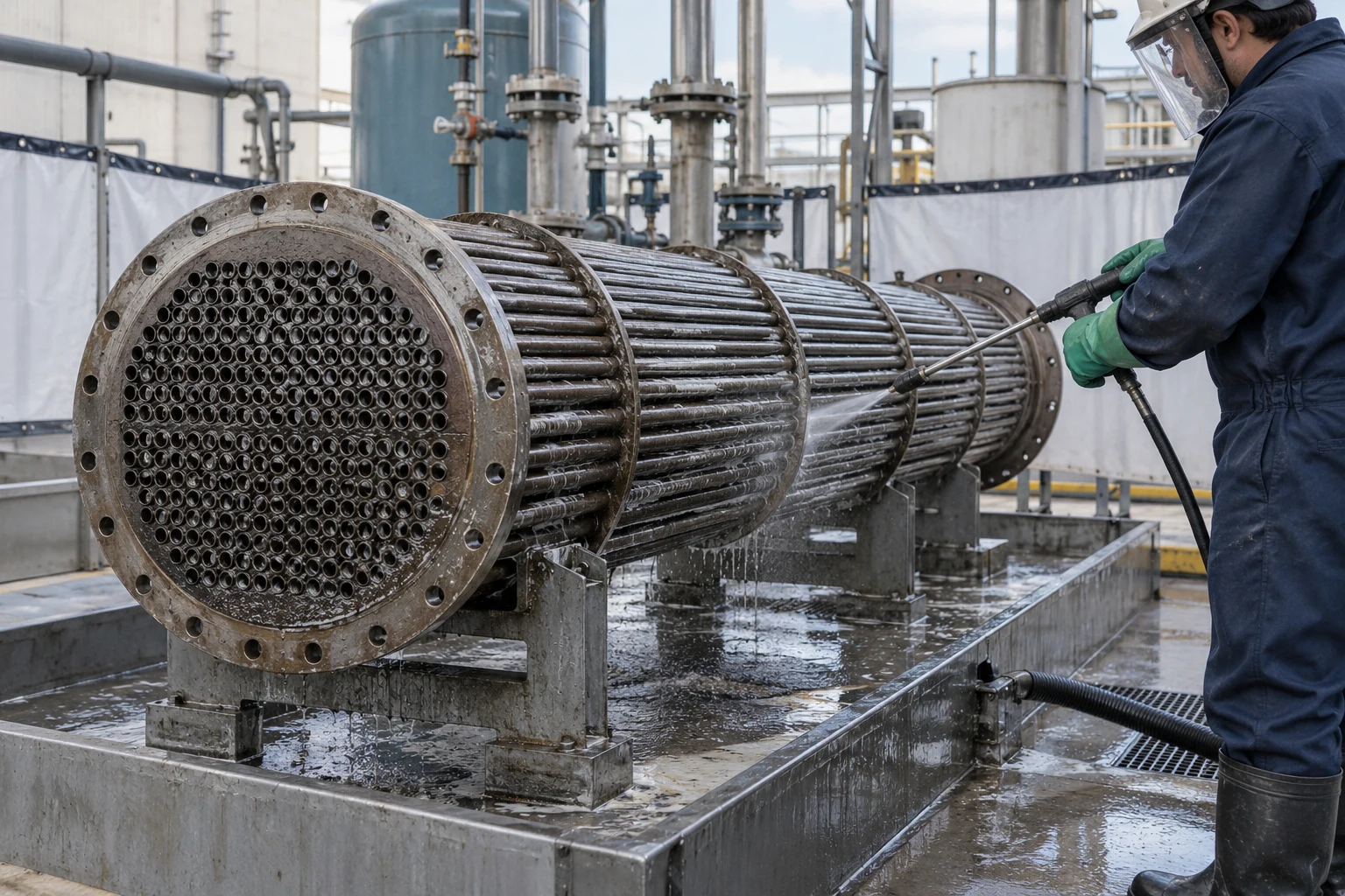 Industrial cleaning